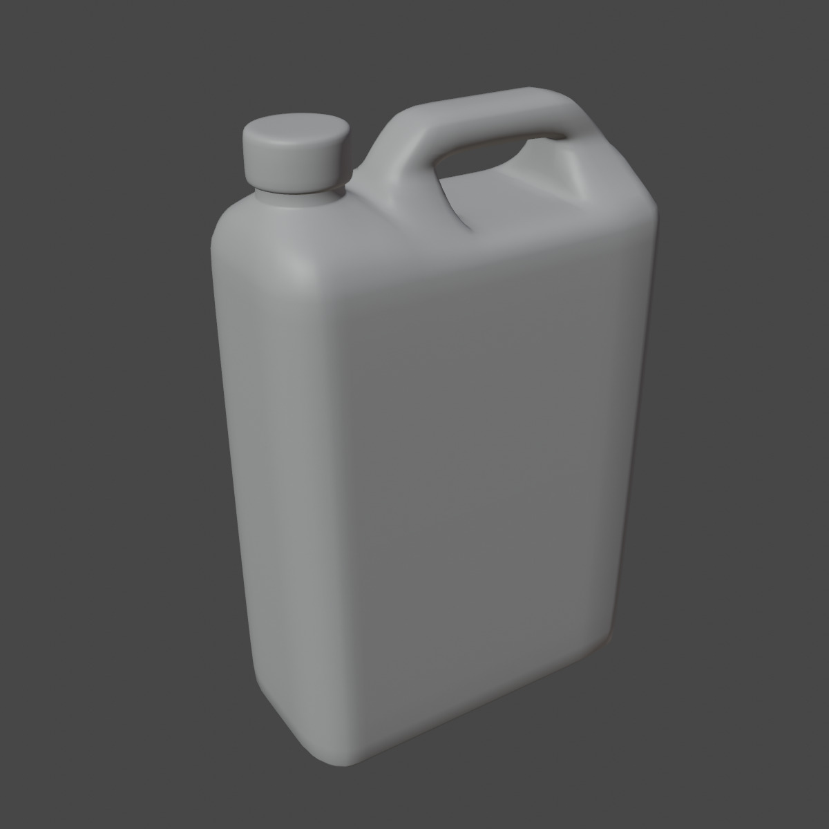 Old Plastic Canister Set 3D model_25