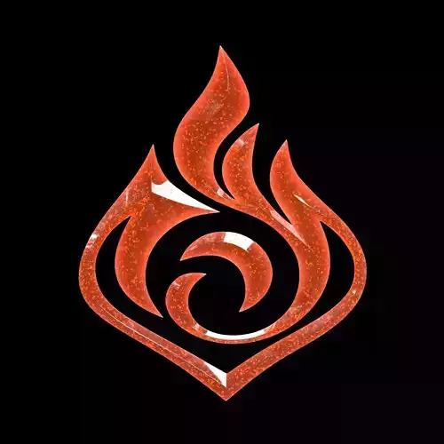 genshin impact pyro emblems 3D print model