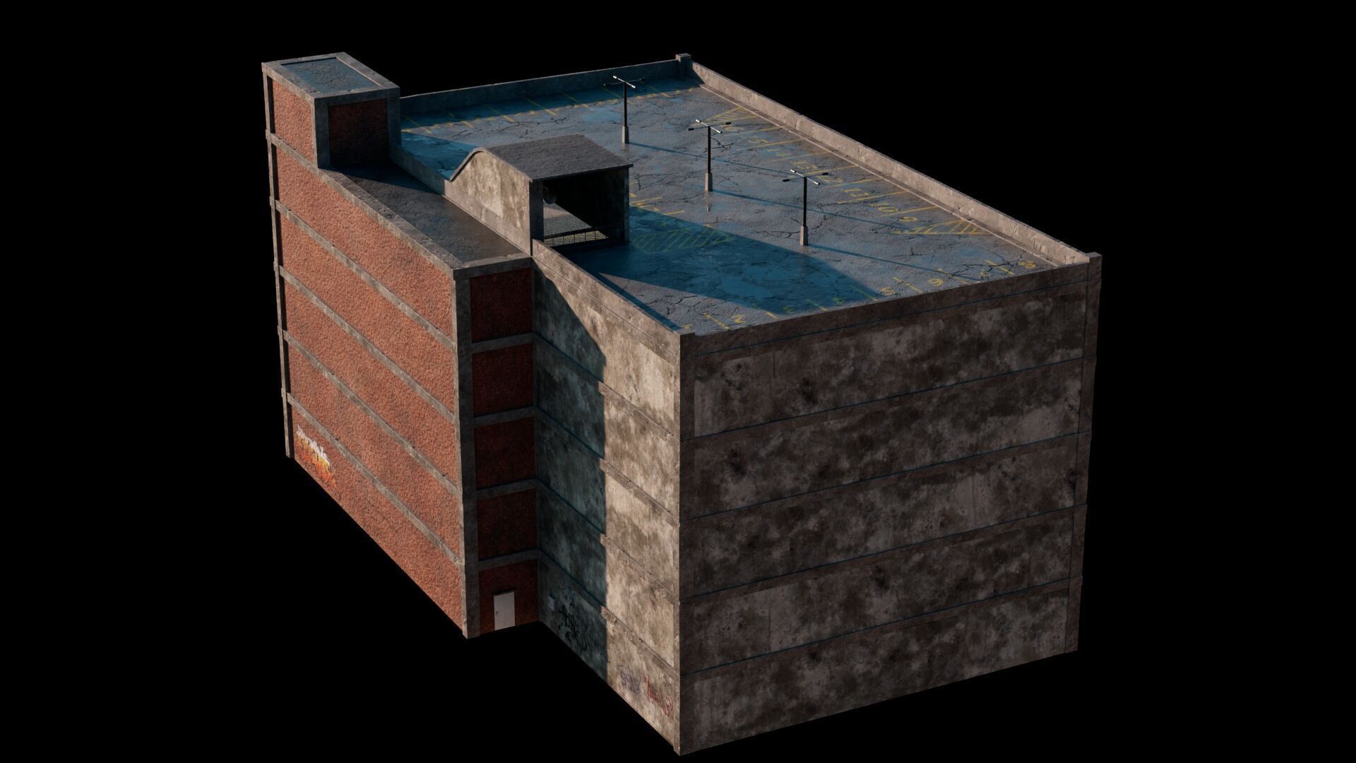 Parking Garage - Highly Detailed 3D model_5