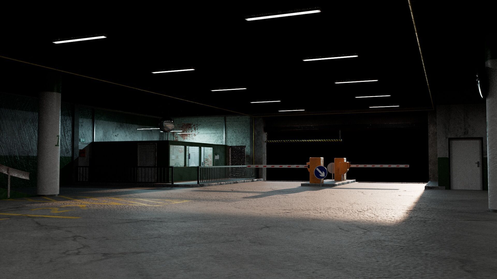 Parking Garage - Highly Detailed 3D model_11
