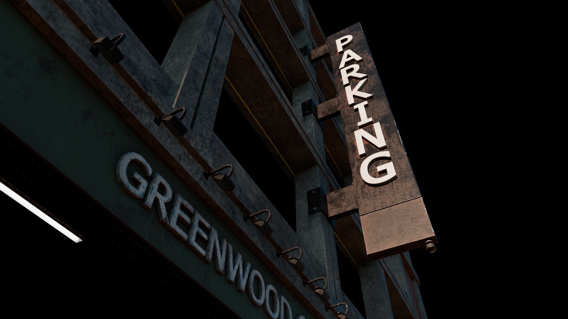 Parking Garage - Highly Detailed 3D model_7