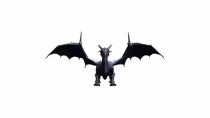 3d Model Alduin The First Dragon