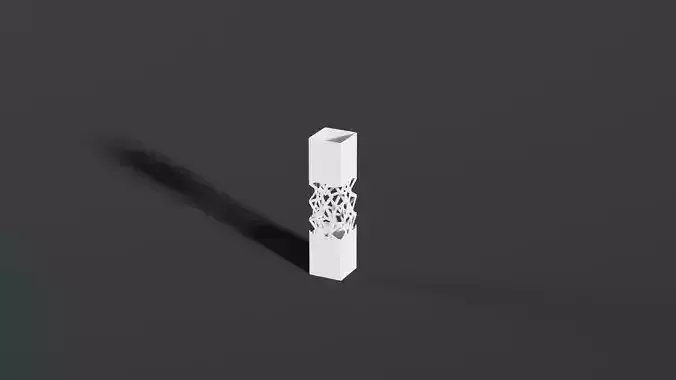 Little square flowerpot or umbrella holder