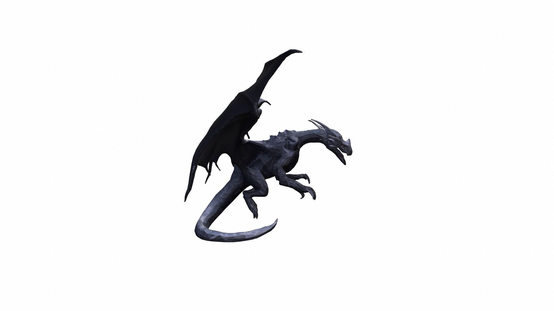 3d Model Alduin The First Dragon 3D model_3
