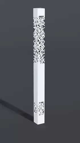 Big outdoor garden lattern with LED source