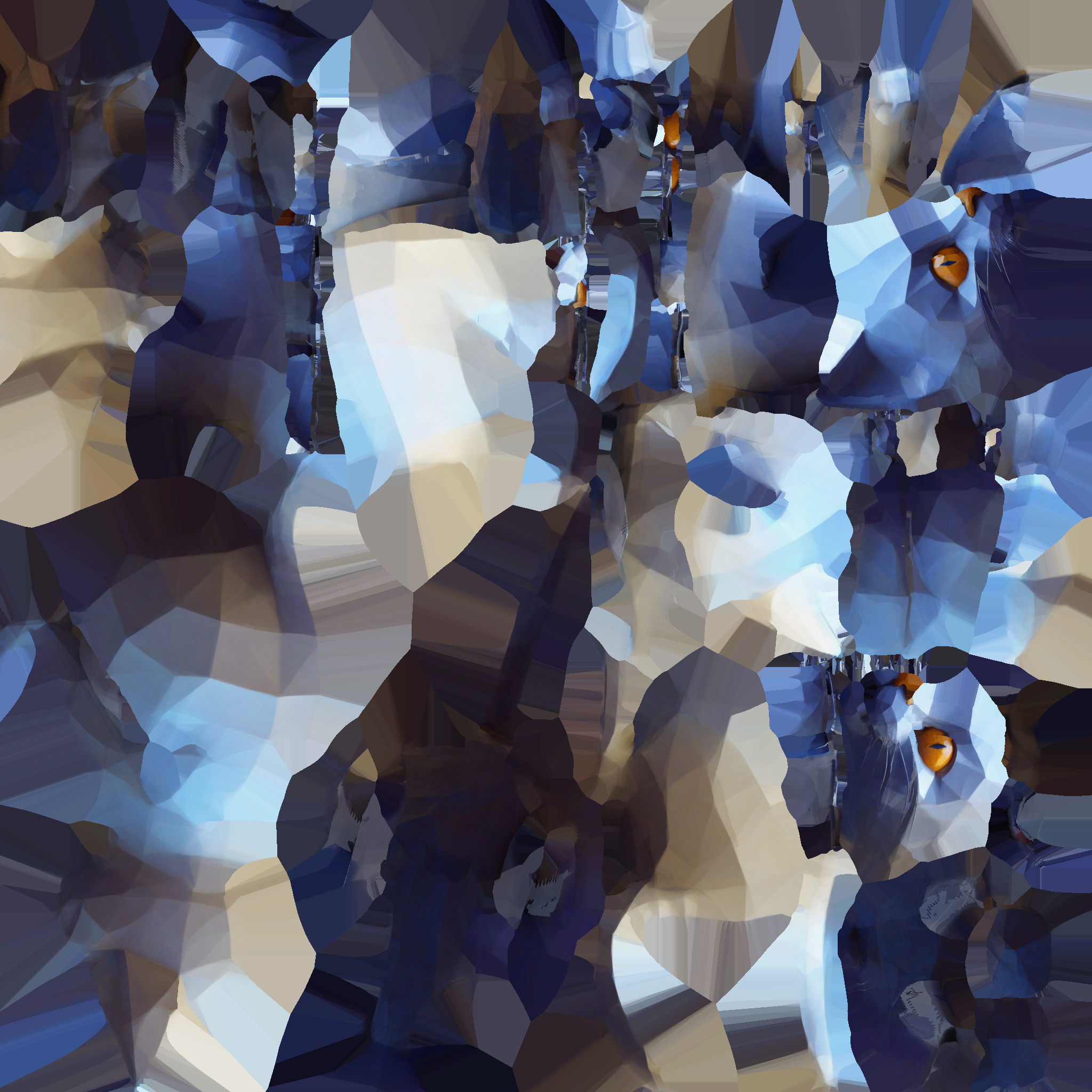 3d Model Portrait Of A Beautiful Cat 3D model_8