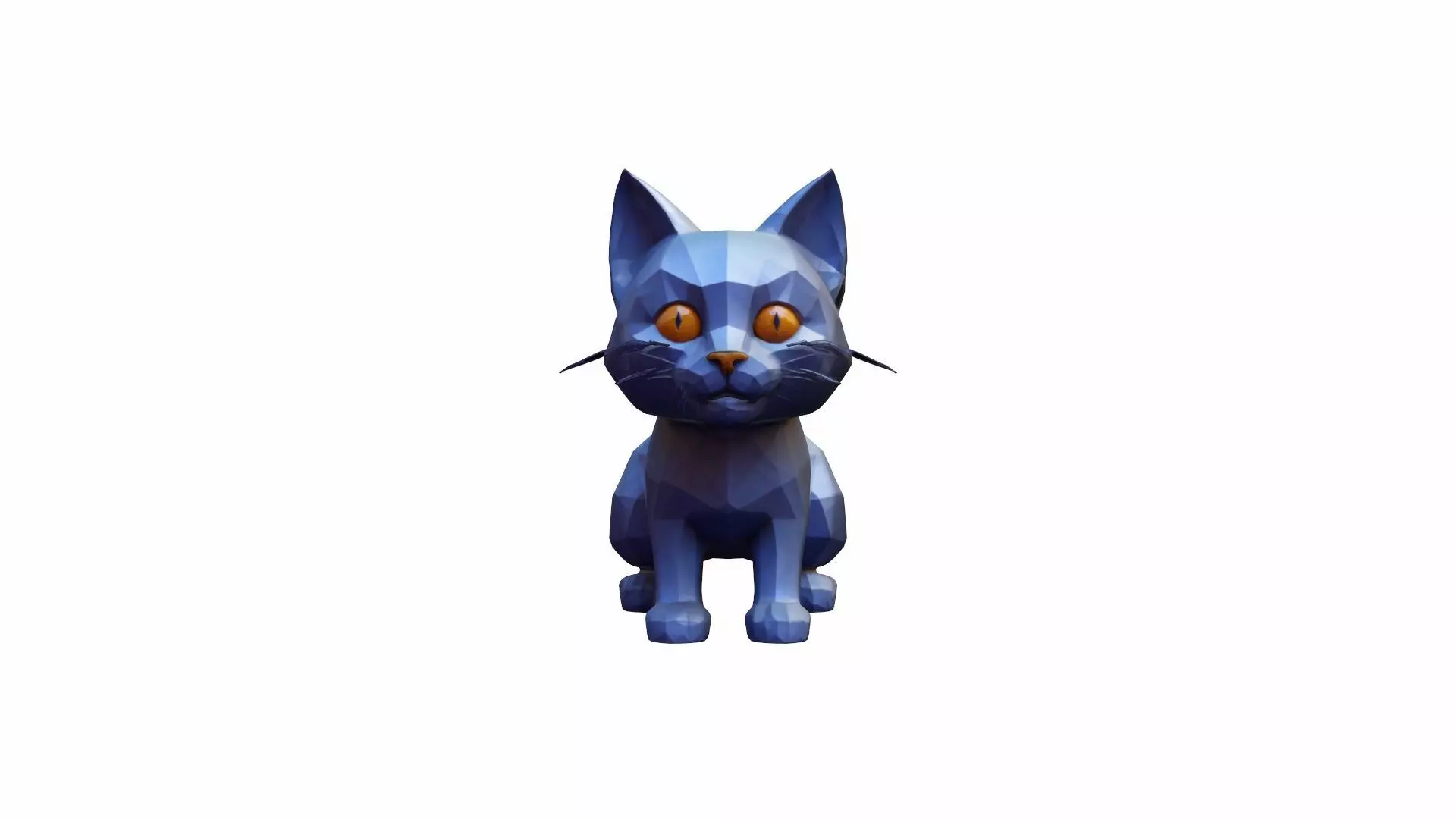 3d Model Portrait Of A Beautiful Cat 3D model_0