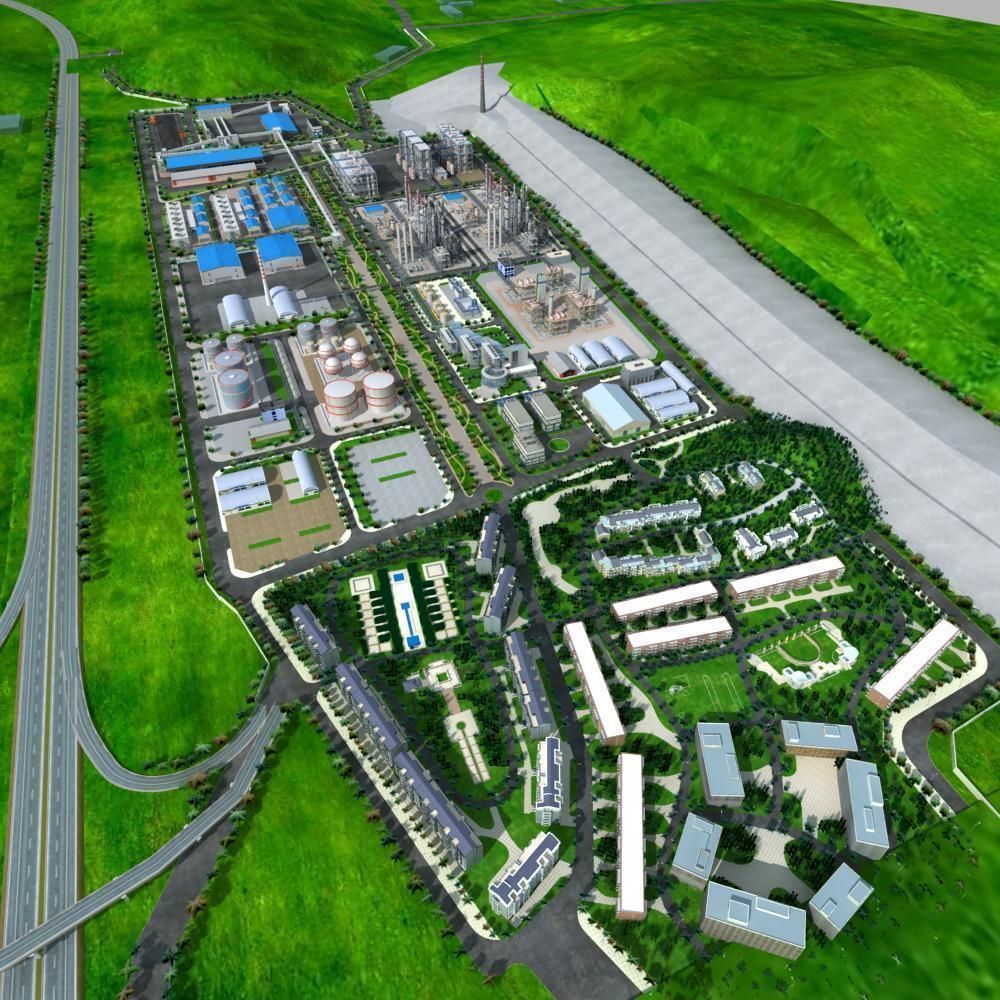 Chemical Factory Scene 3D model_23