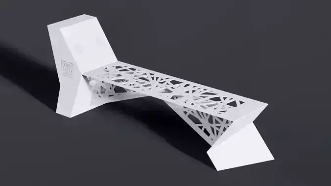 Modern bench with smart functions