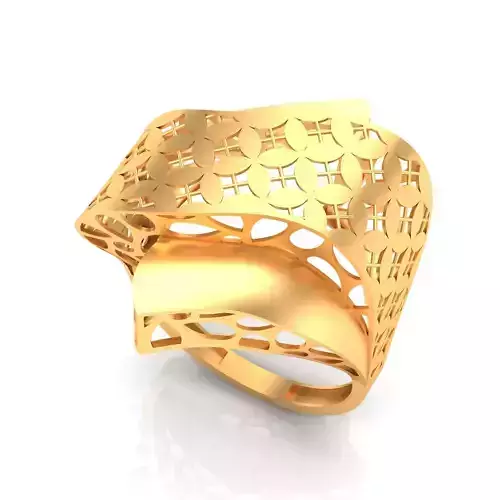 fusion women gold ring