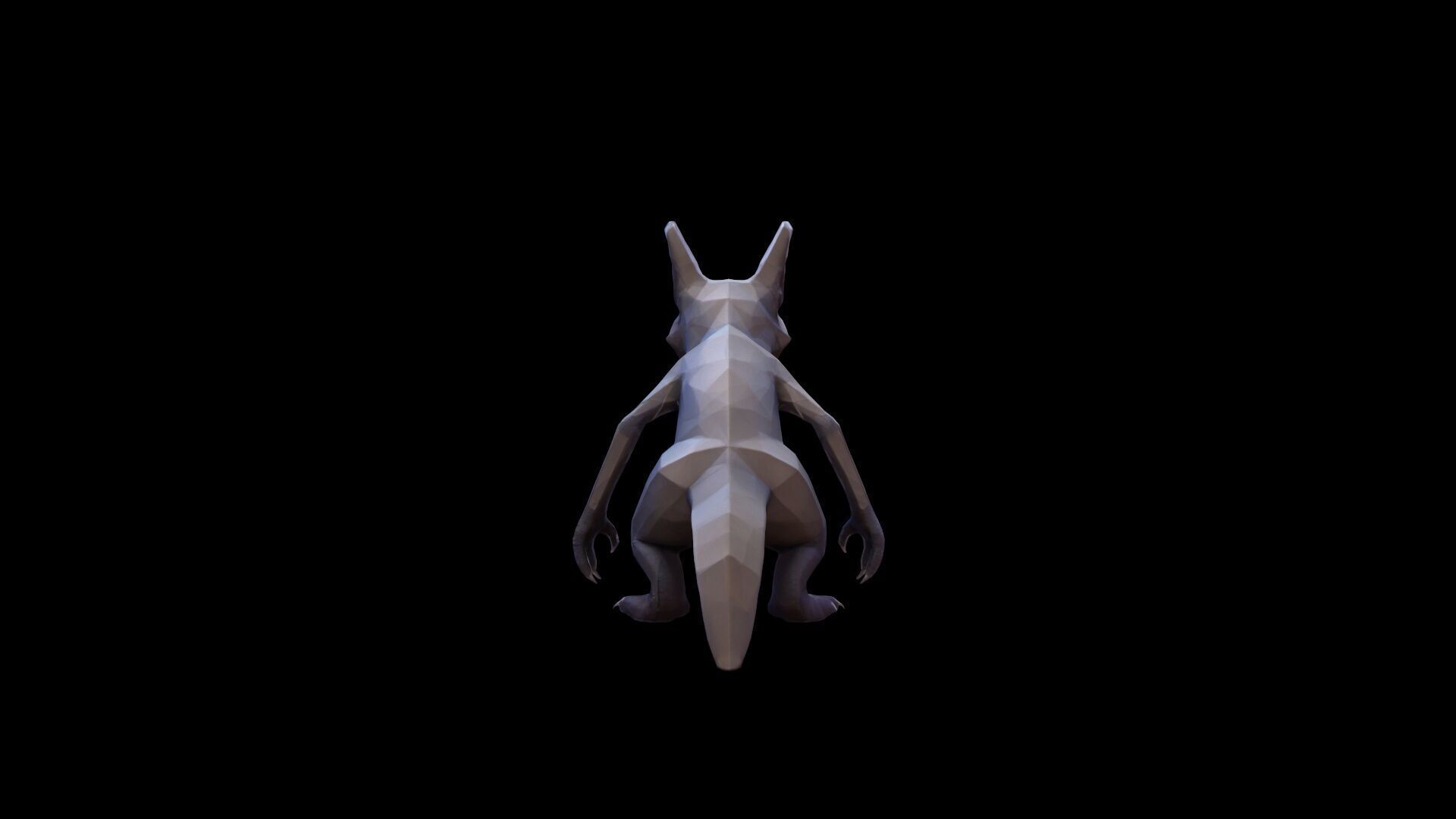 3d Model Full Body Shot Of A Scary Chupacabra 3D model_5