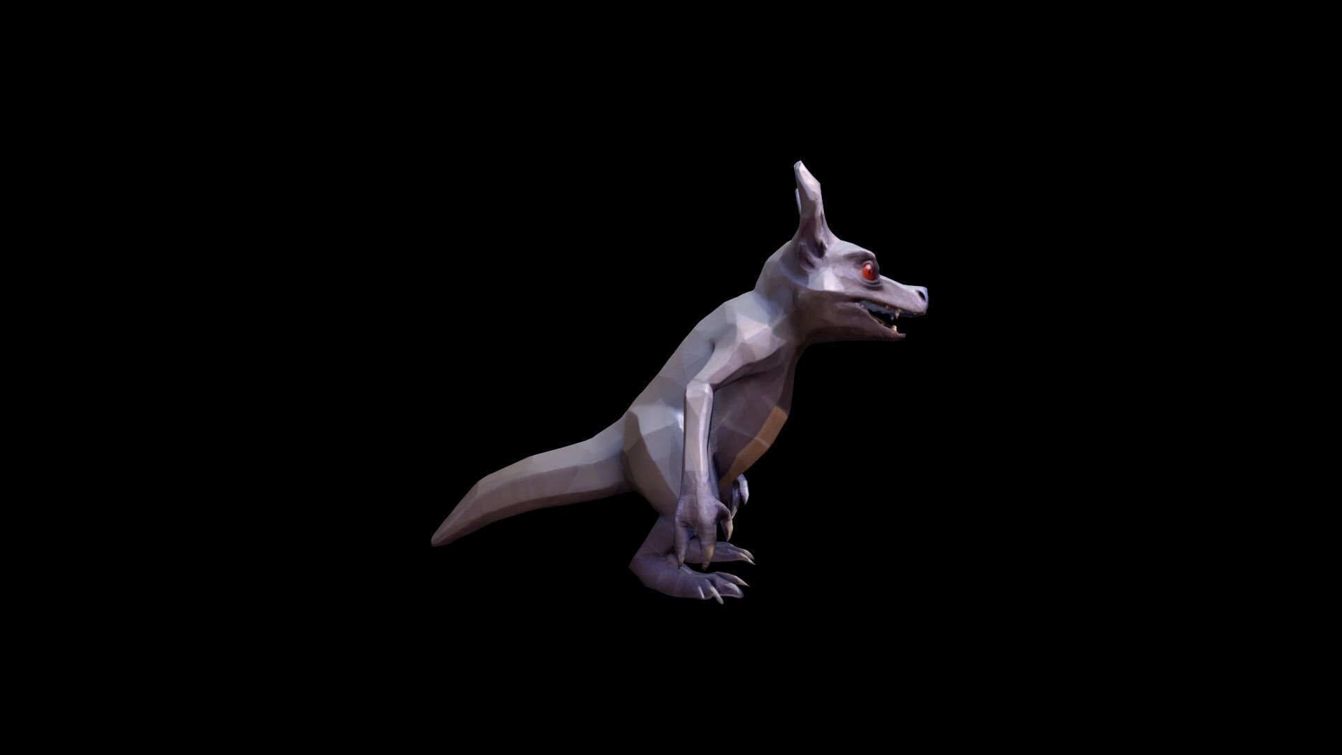 3d Model Full Body Shot Of A Scary Chupacabra 3D model_2