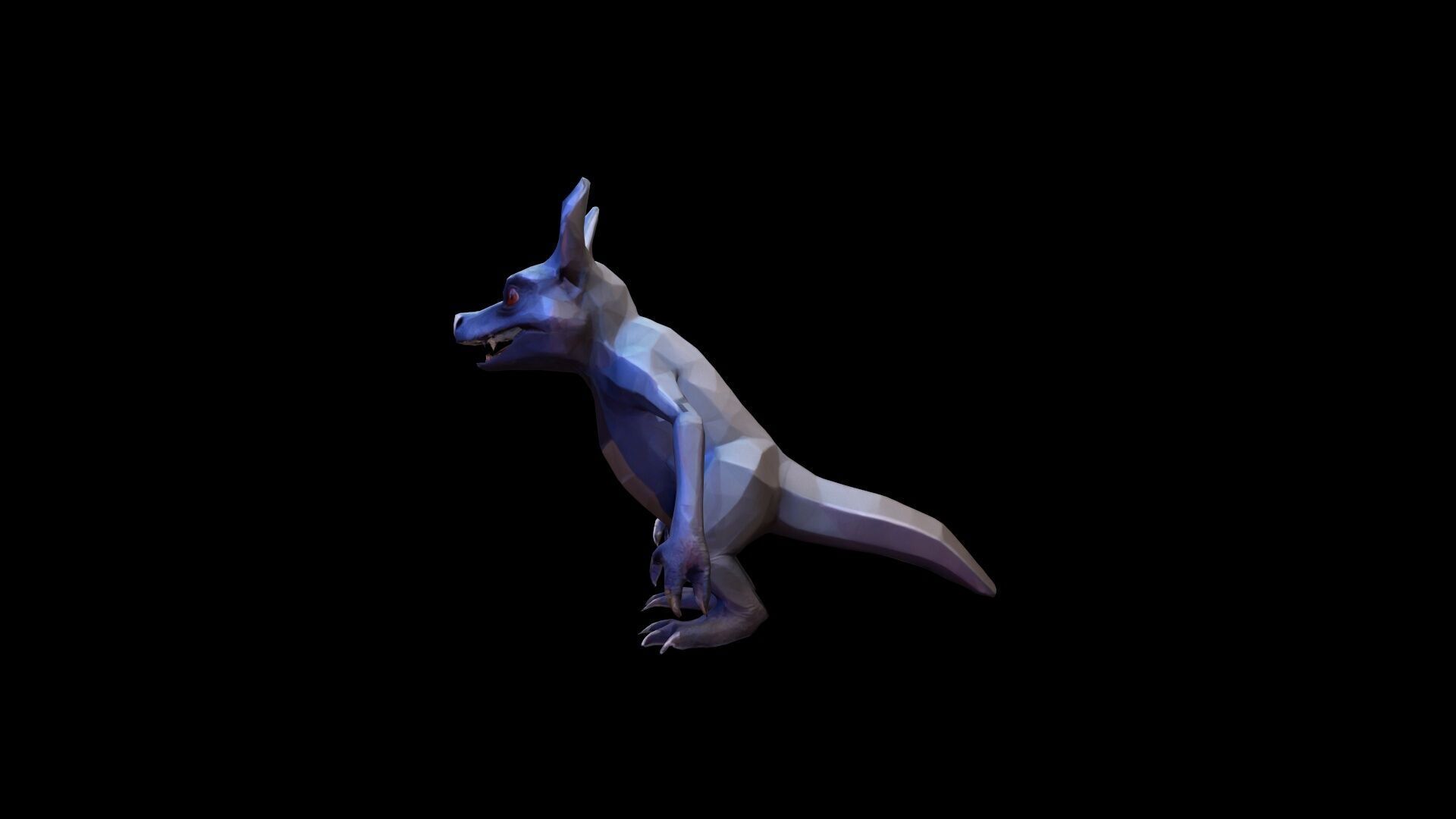 3d Model Full Body Shot Of A Scary Chupacabra 3D model_3