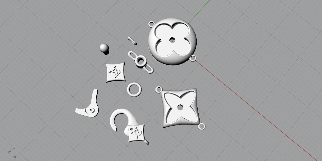 Louis Vuitton-Bracelet 3D print model_23