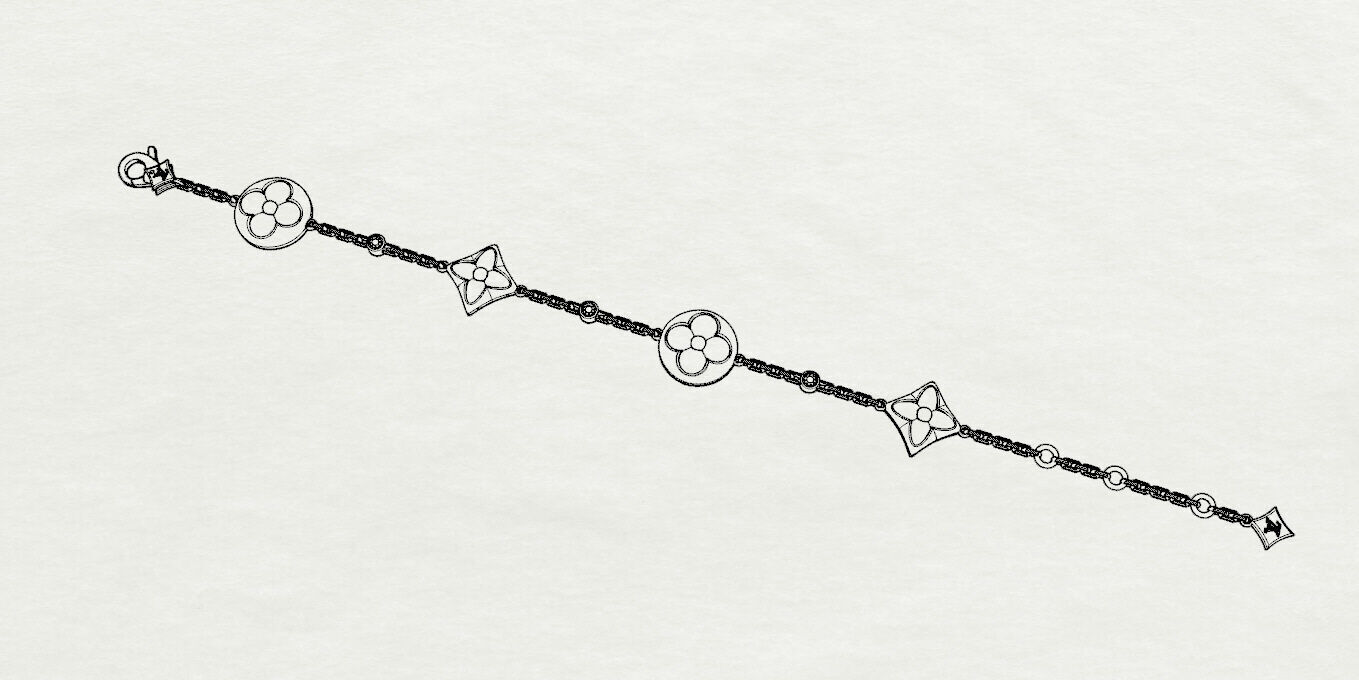 Louis Vuitton-Bracelet 3D print model_18