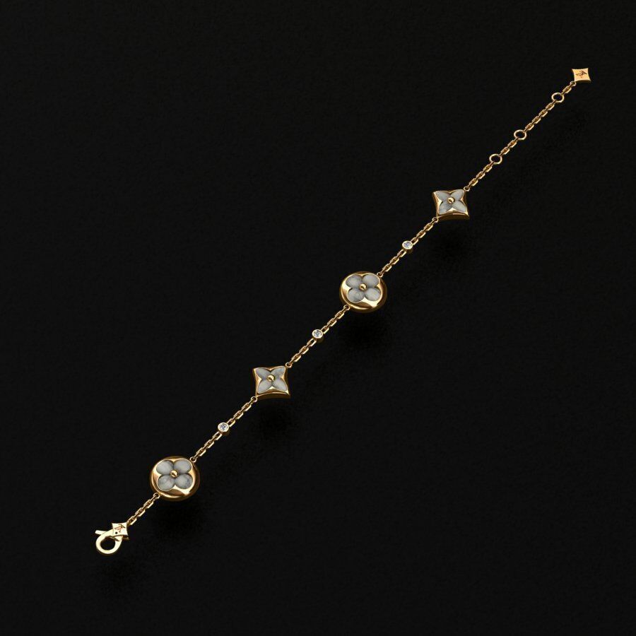 Louis Vuitton-Bracelet 3D print model_1