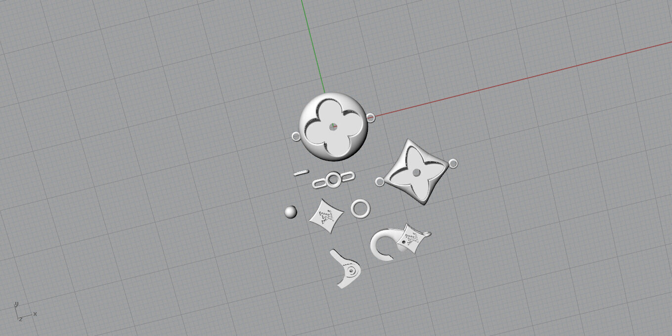 Louis Vuitton-Bracelet 3D print model_25