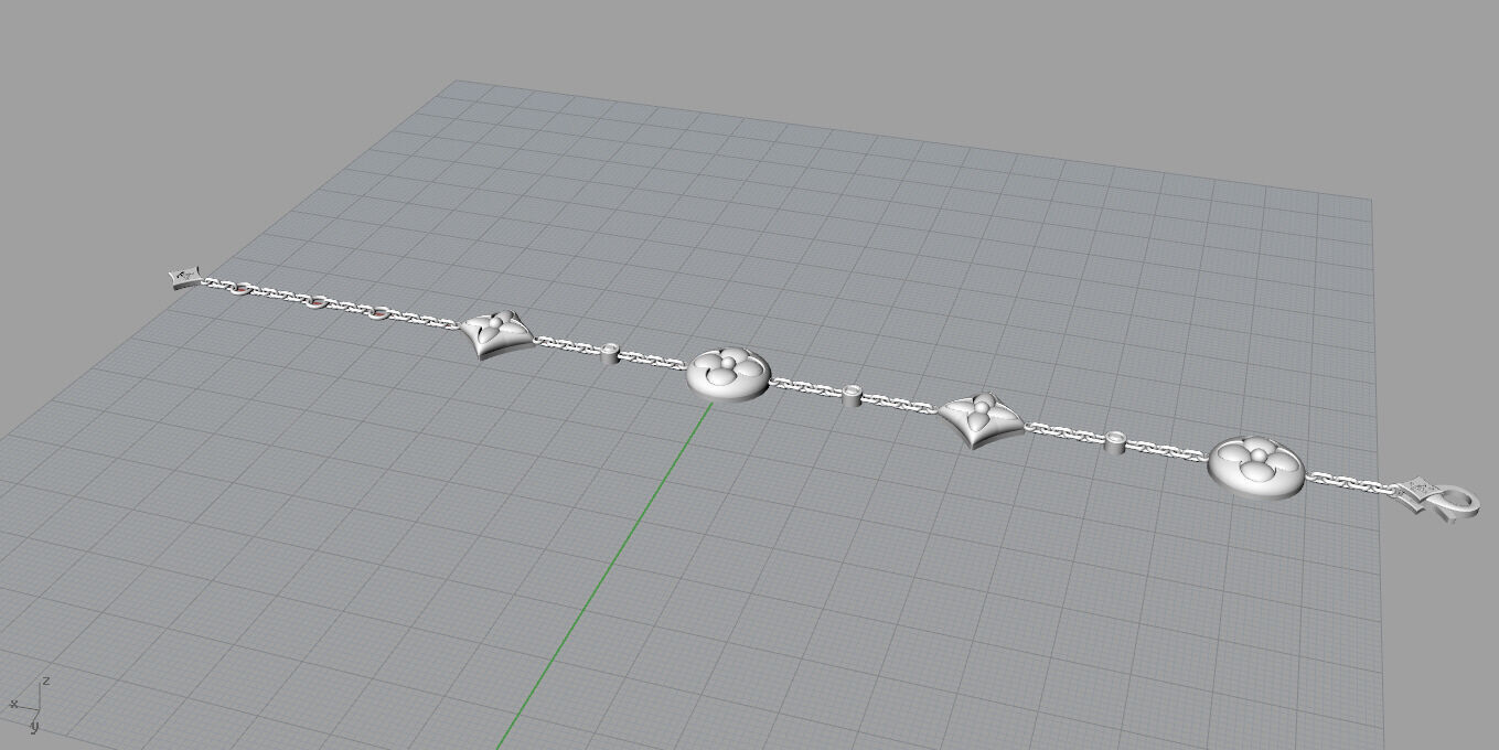 Louis Vuitton-Bracelet 3D print model_12