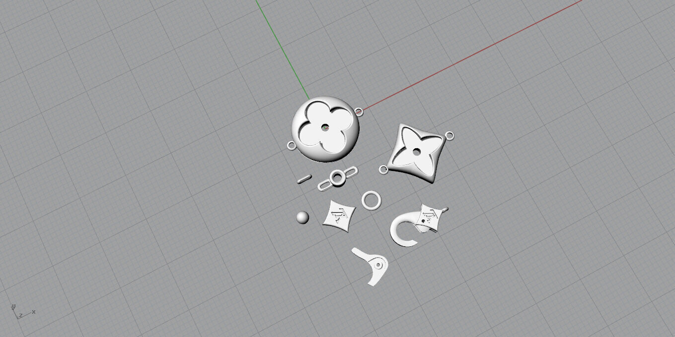 Louis Vuitton-Bracelet 3D print model_24