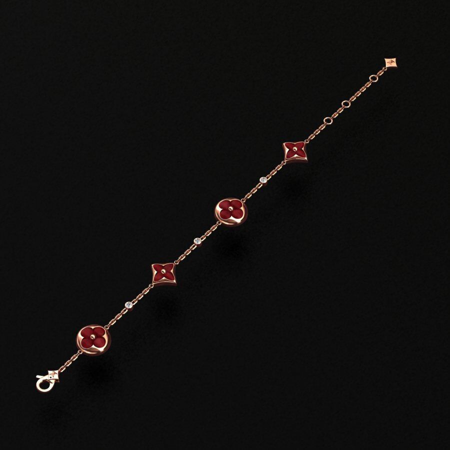 Louis Vuitton-Bracelet 3D print model_3