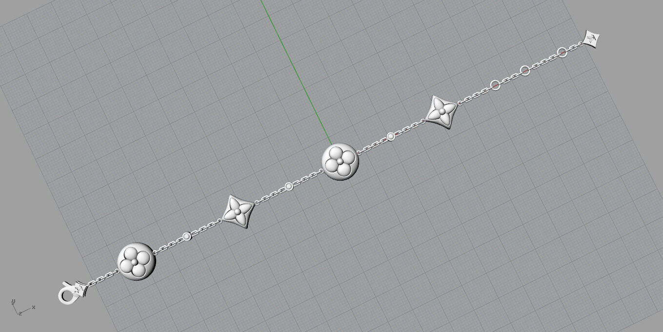 Louis Vuitton-Bracelet 3D print model_14