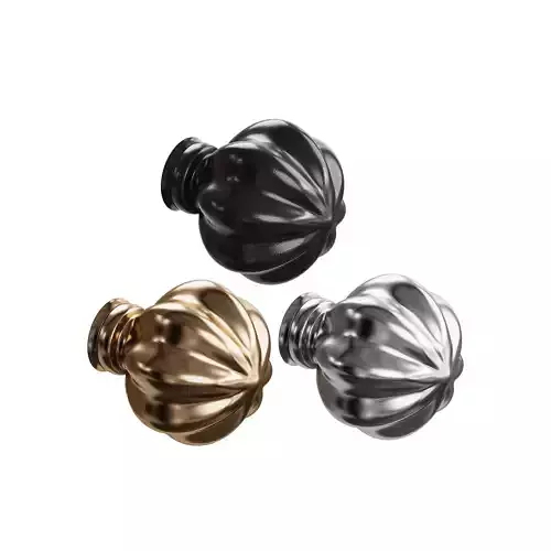 Cabinet Knob Wrought Iron Mission