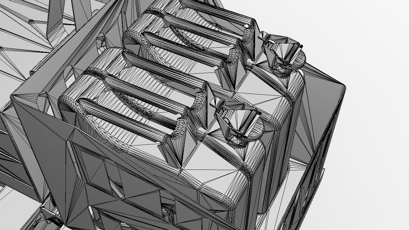 Polaris DAGOR 4X4 Low-poly 3D model_18