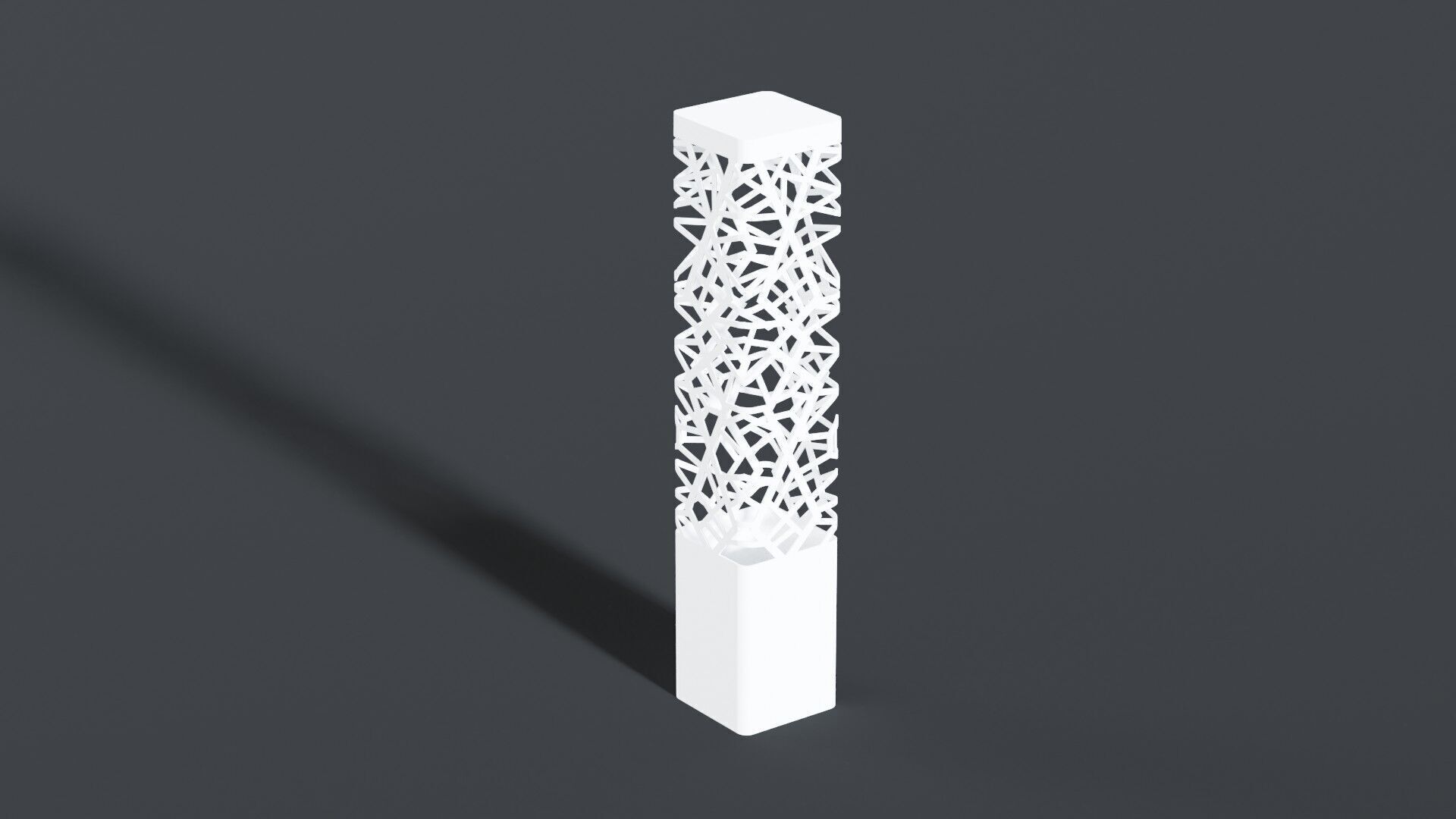 Outdoor birdsnest lamp original design Free 3D model_1