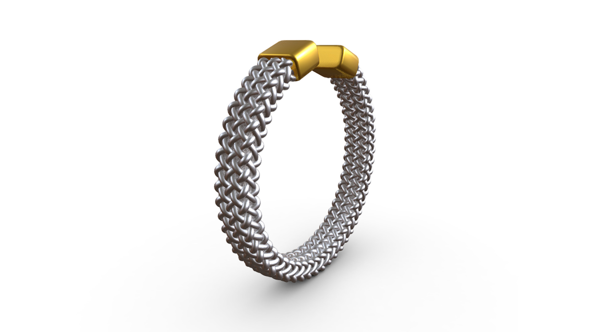 Woman Barbed Wire Cuff Bracelet 3D model_5