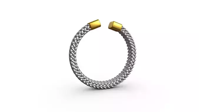 Woman Barbed Wire Cuff Bracelet