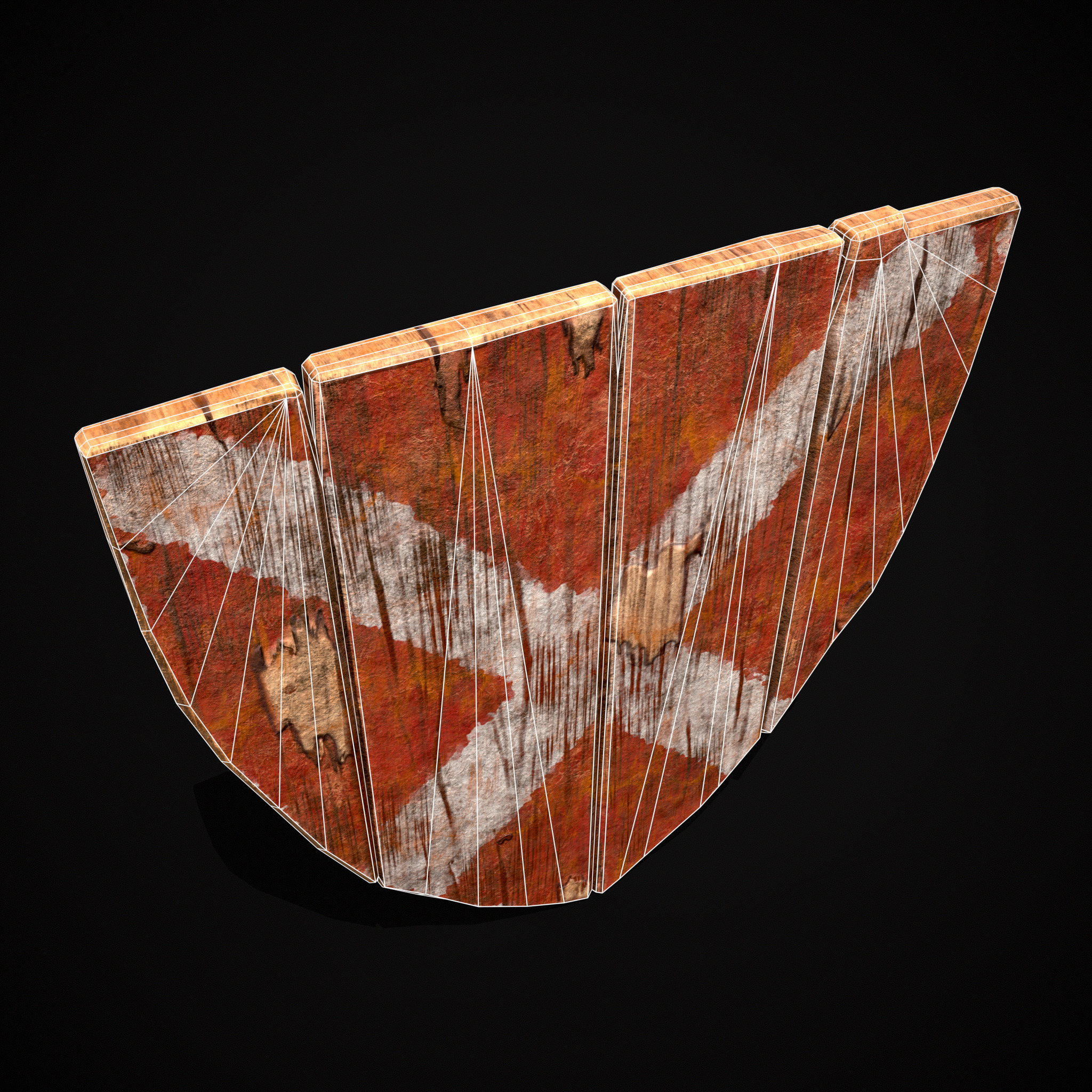 RW Coat of Arms Low-poly 3D model_16