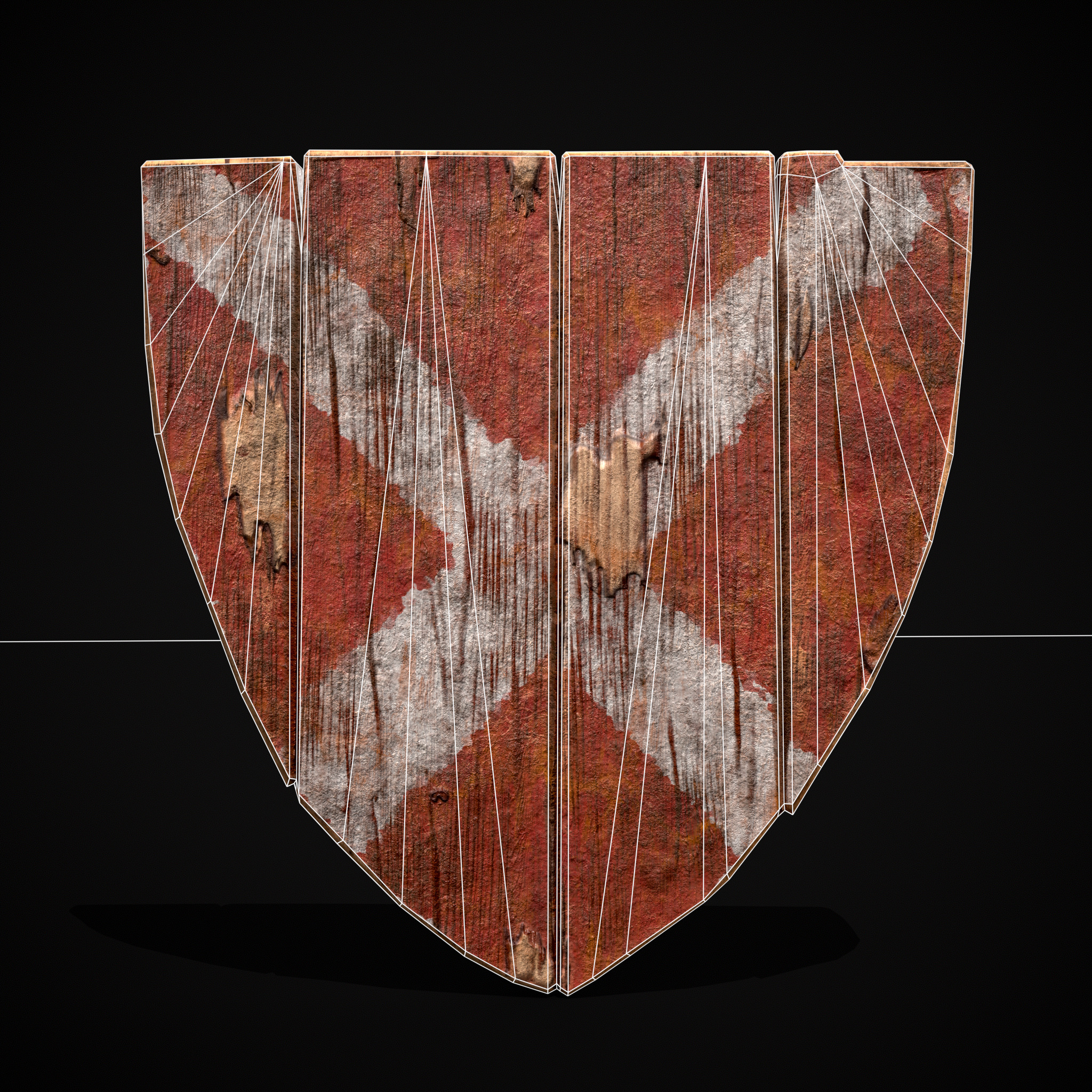 RW Coat of Arms Low-poly 3D model_2