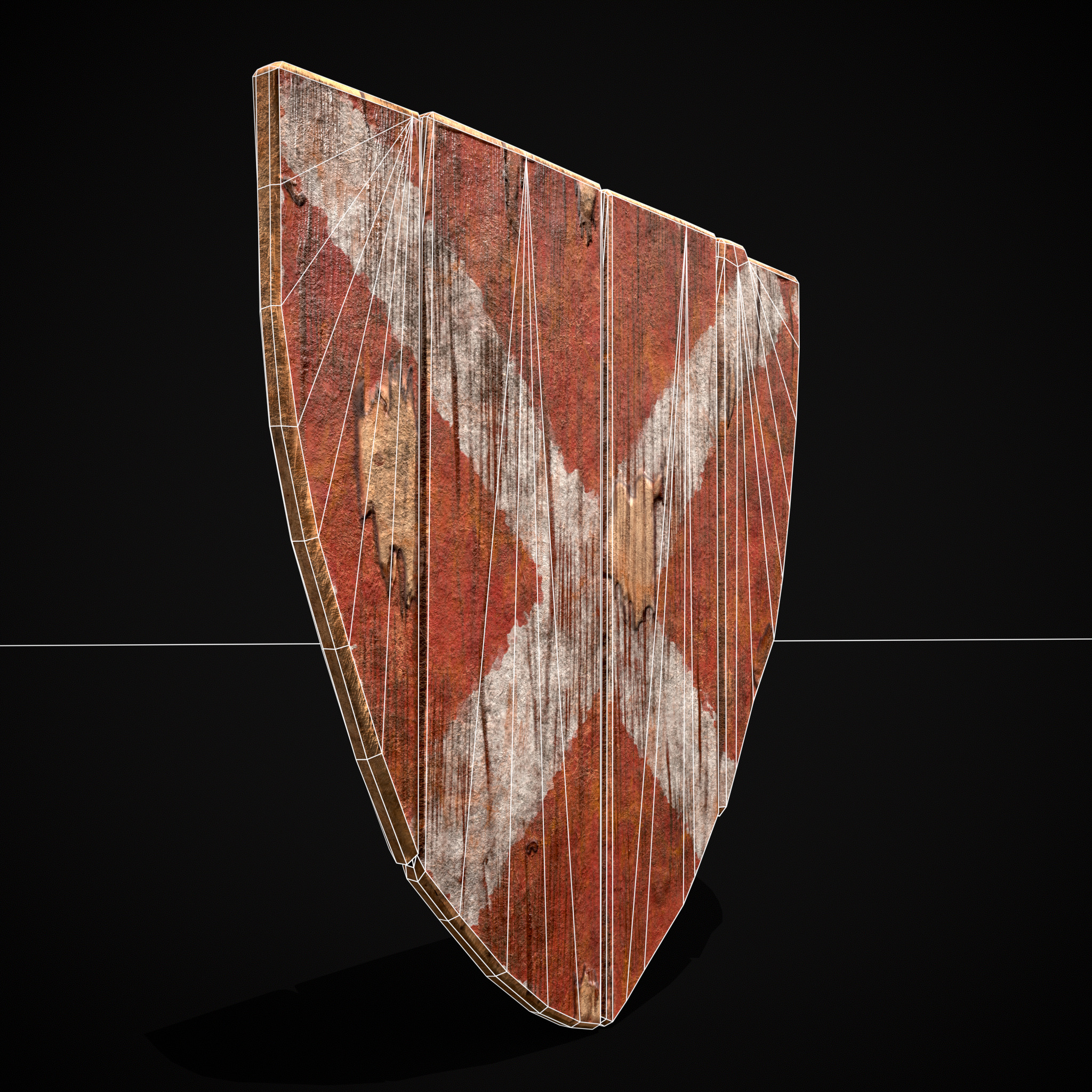 RW Coat of Arms Low-poly 3D model_4