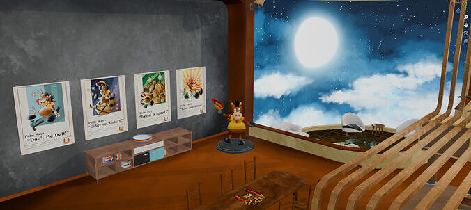 WIP Mouthwashing Tulpar Common Room Precrash  Wrong Organ Free 3D model
