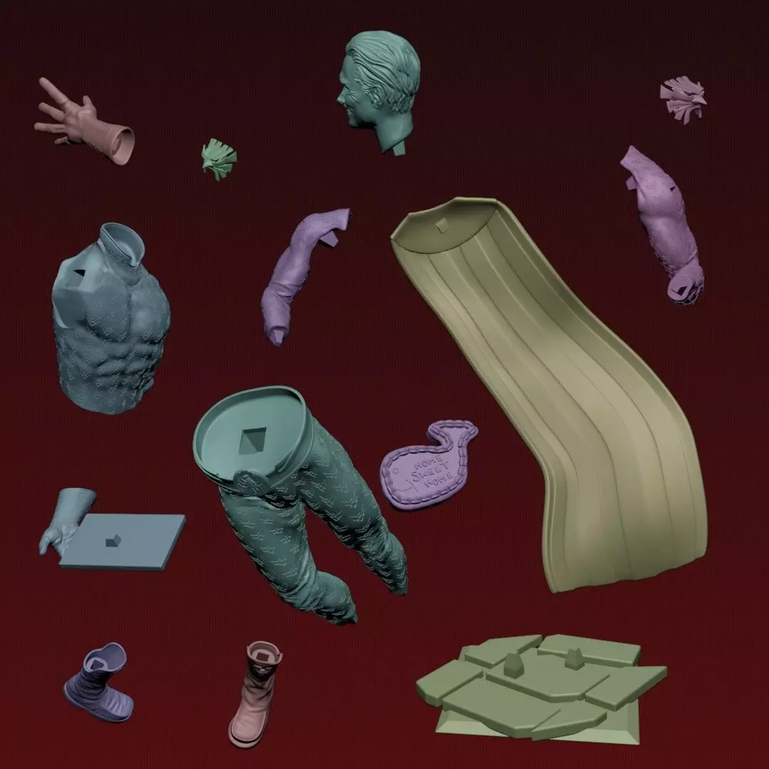 Homelander Home Sweet Home Cake 3D print model_5