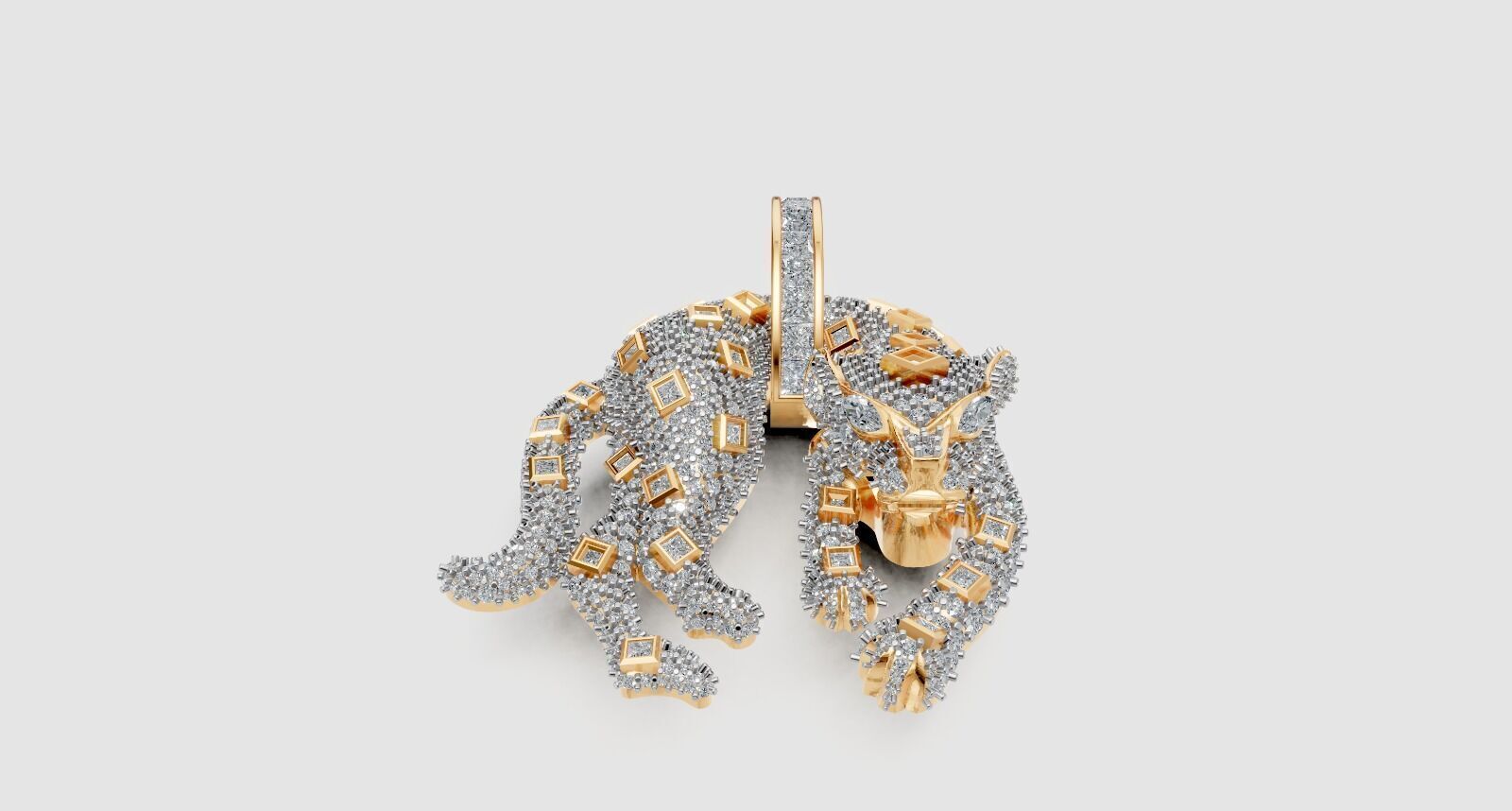 Penther  Pendant 3D print model_1