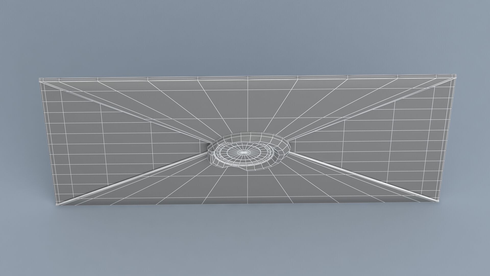 Envelope With Copper Seal 3D model_8