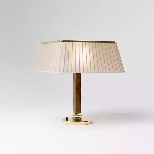 Brass Silk Table Lamp