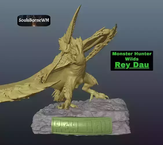 Monster Hunter Wilds Rey Dau Pose 2