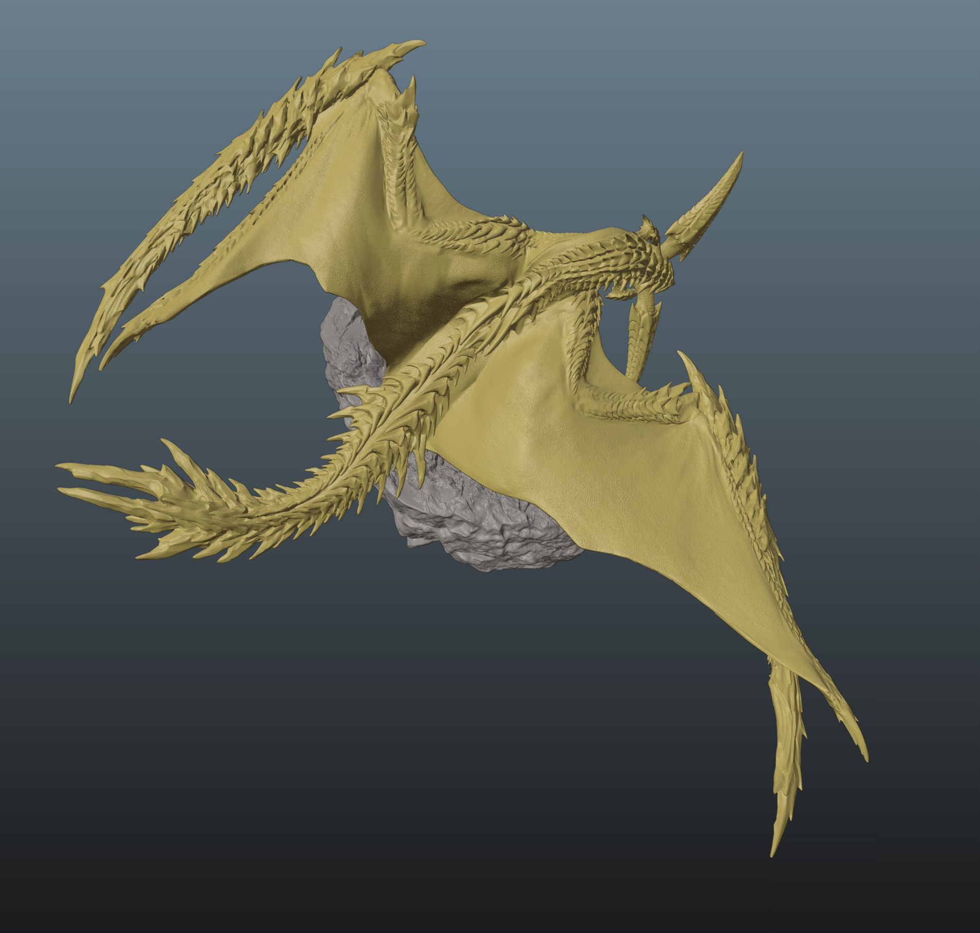 Monster Hunter Wilds Rey Dau Pose 2 3D print model_4