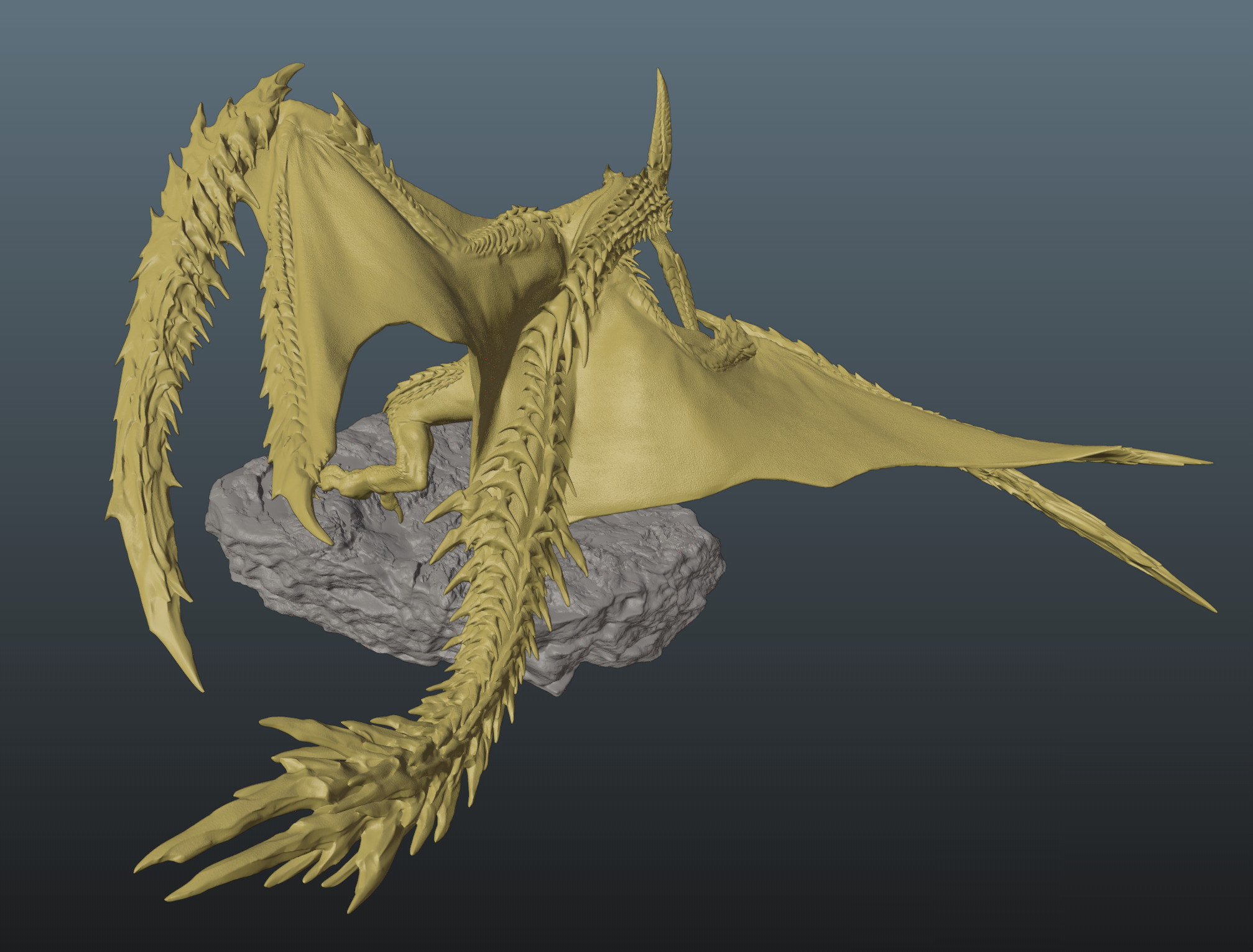 Monster Hunter Wilds Rey Dau Pose 2 3D print model_5