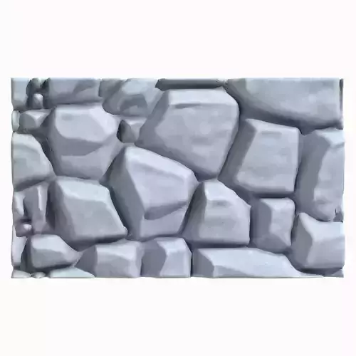 Uncut Cobblestone Wall Geometry