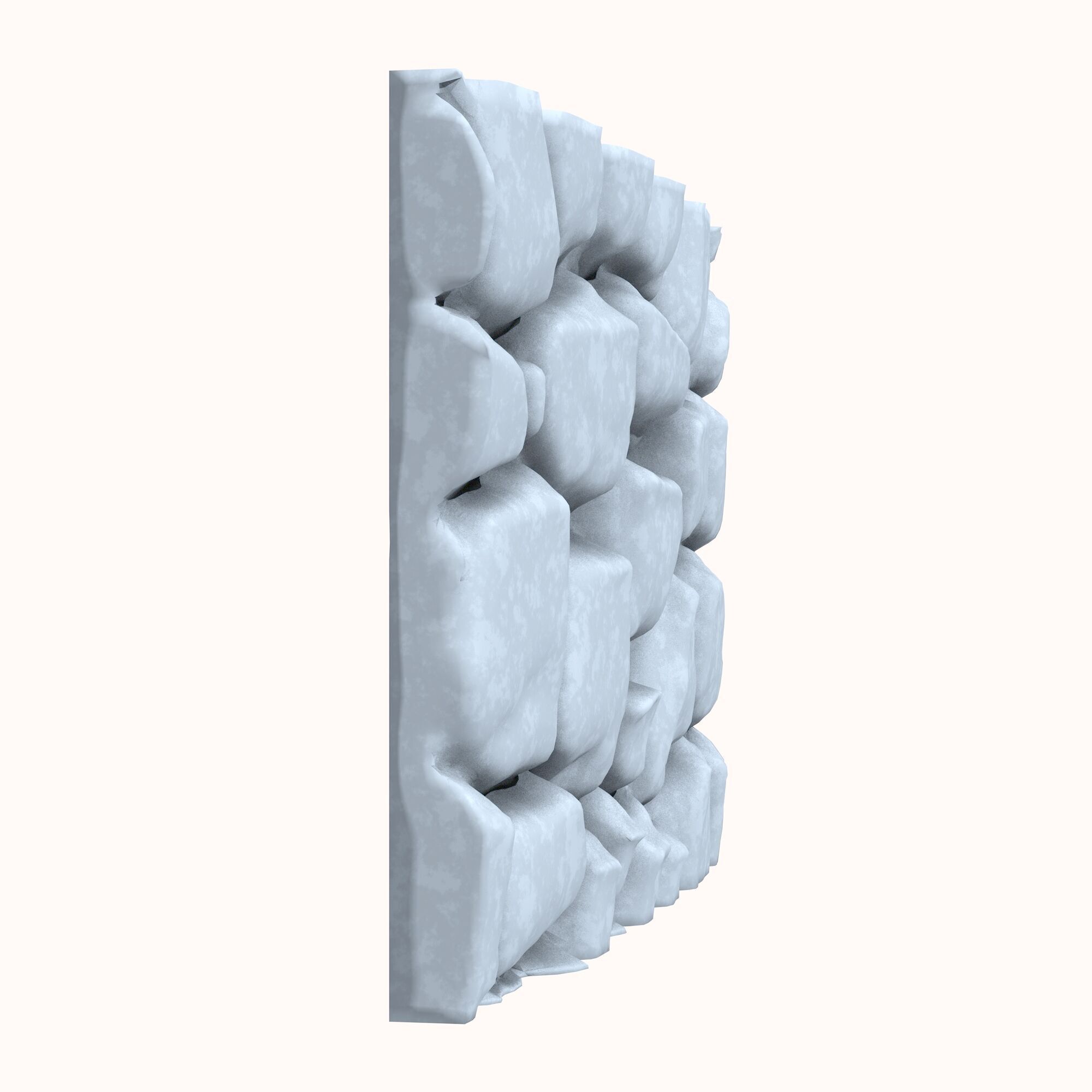 Stone wall 165 3D model_2