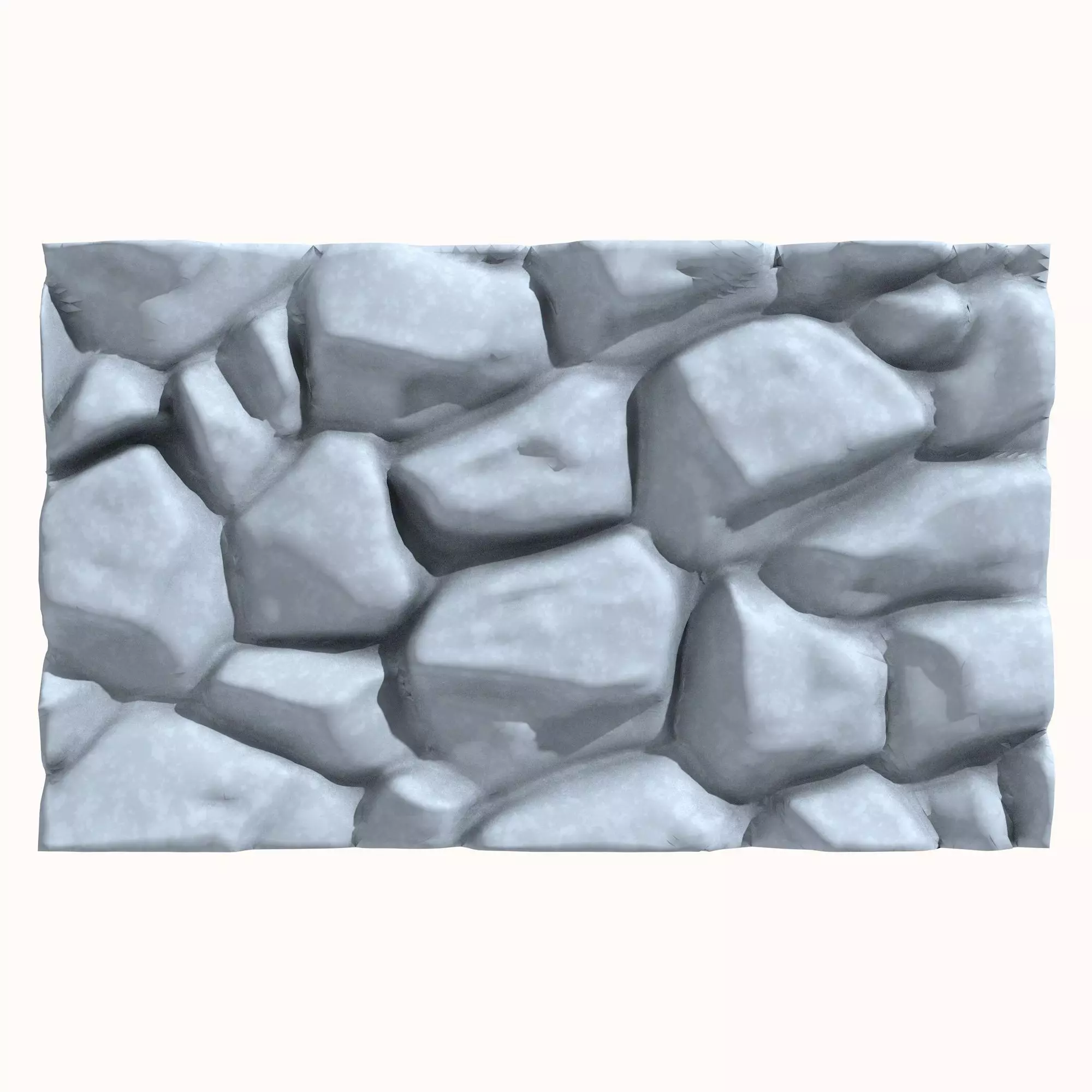 Stone wall 162 3D model_0