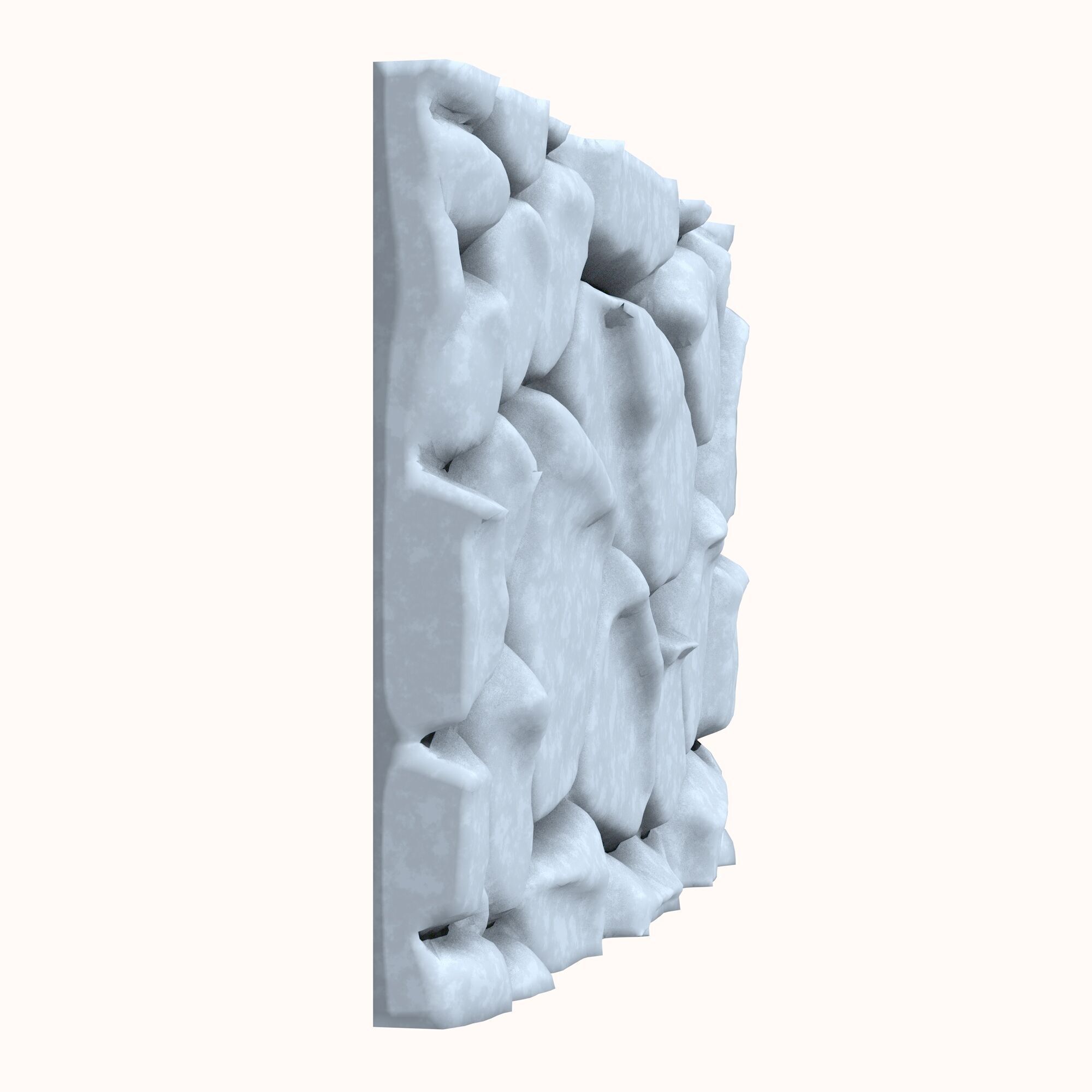 Stone wall 159 3D model_2