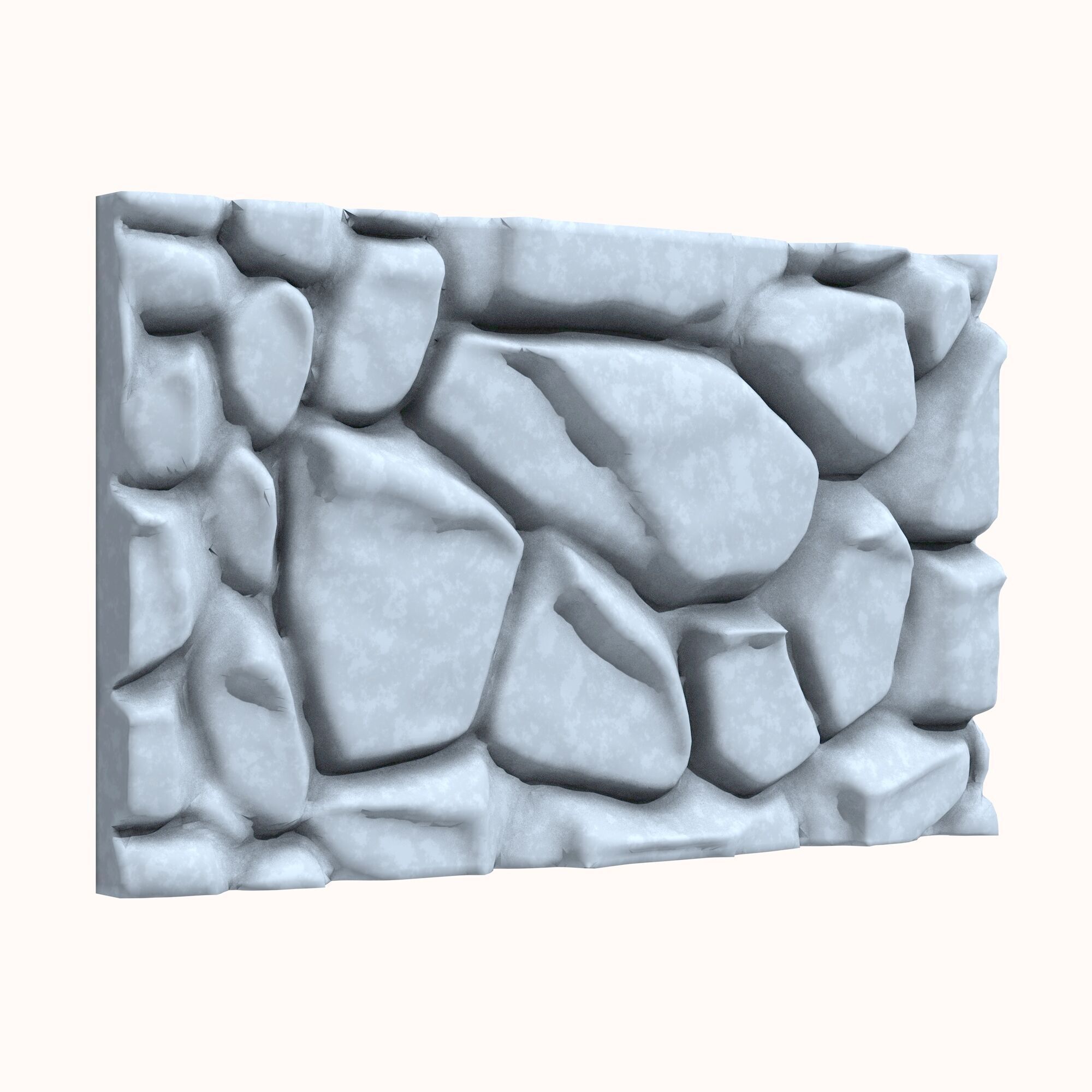 Stone wall 159 3D model_1