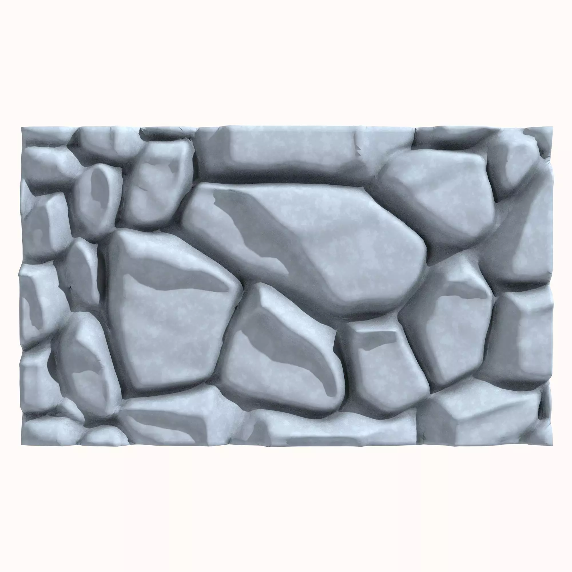 Stone wall 159 3D model_0