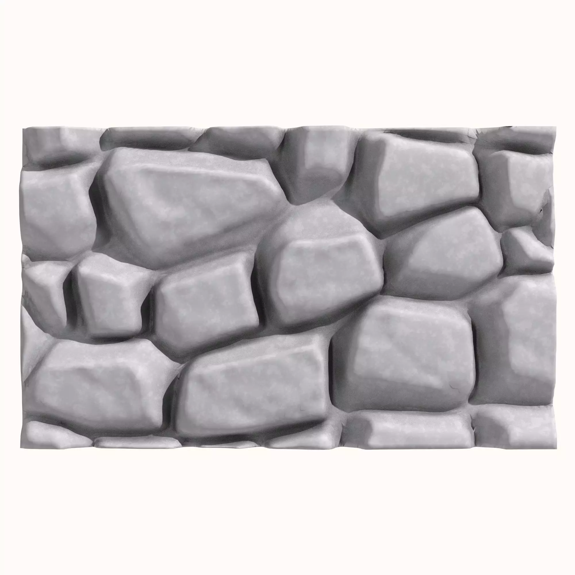 Stone wall 156 3D model_0