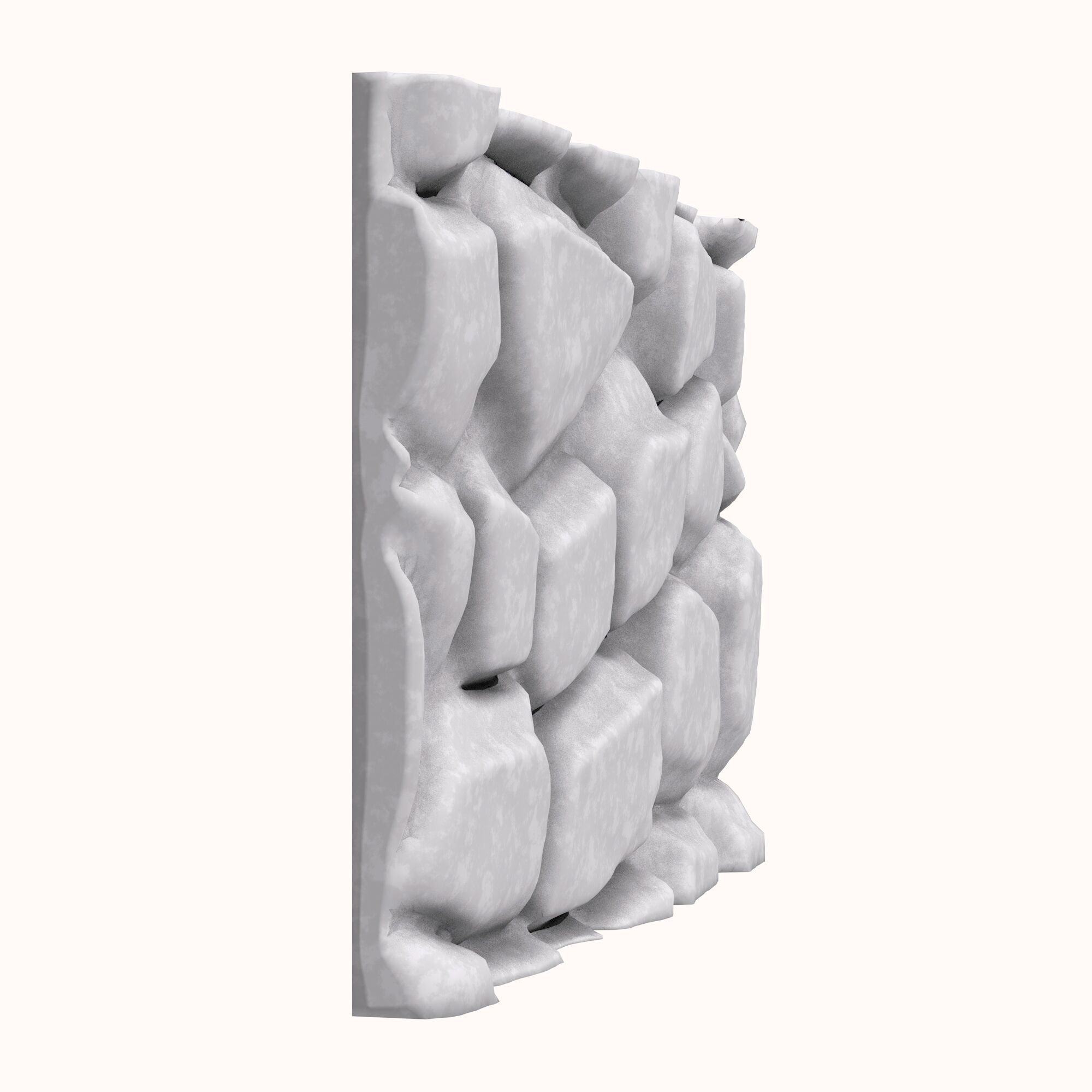 Stone wall 156 3D model_2