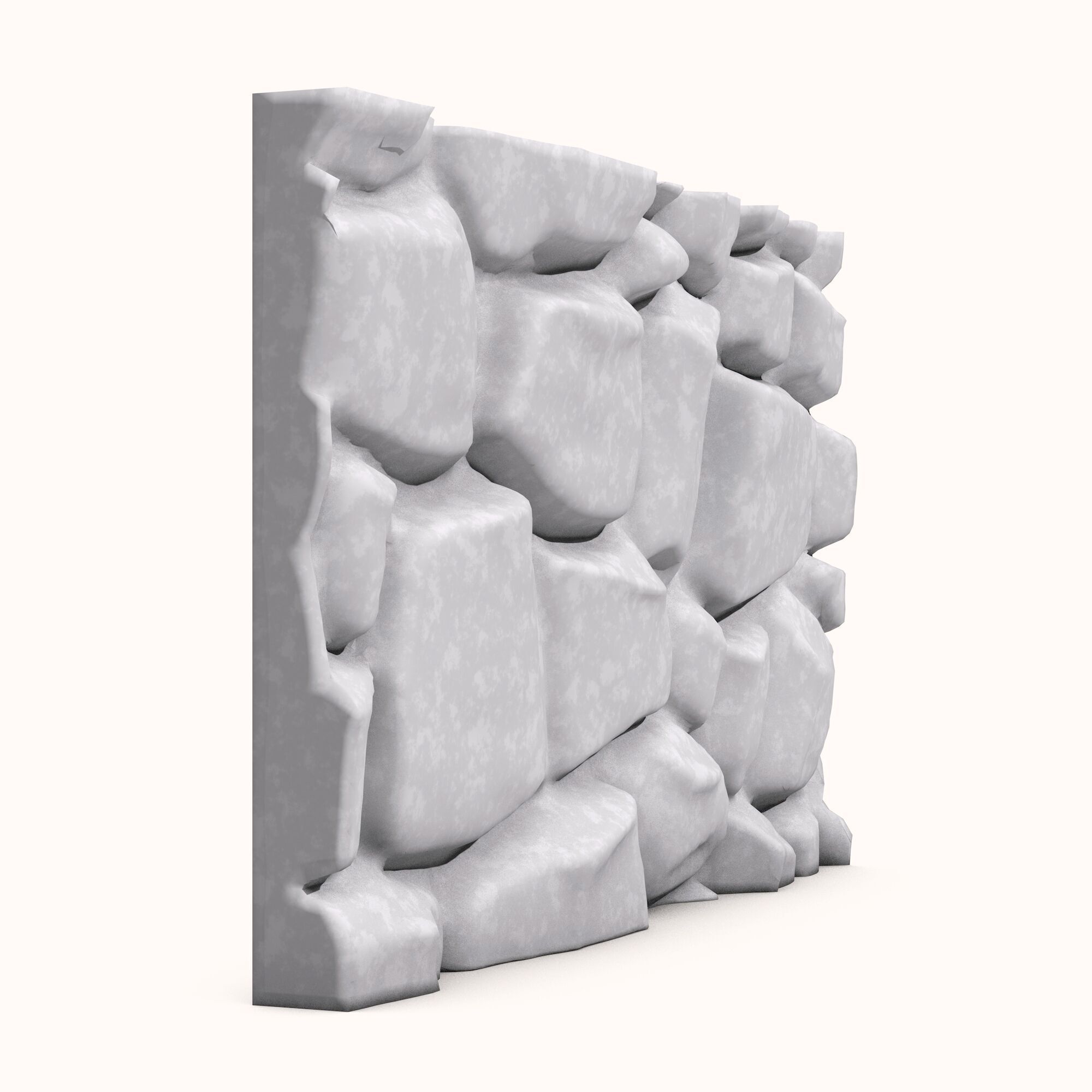 Stone wall 149 3D model_2